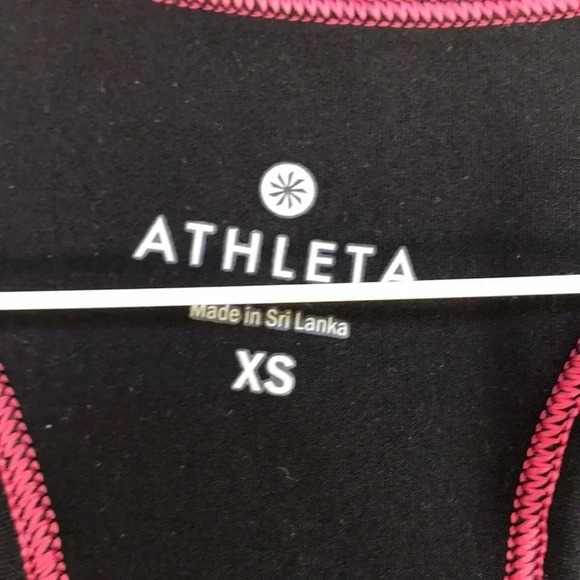 Athleta Multi-Striped Racerback Exercise Yoga Tank - Picture 3 of 6